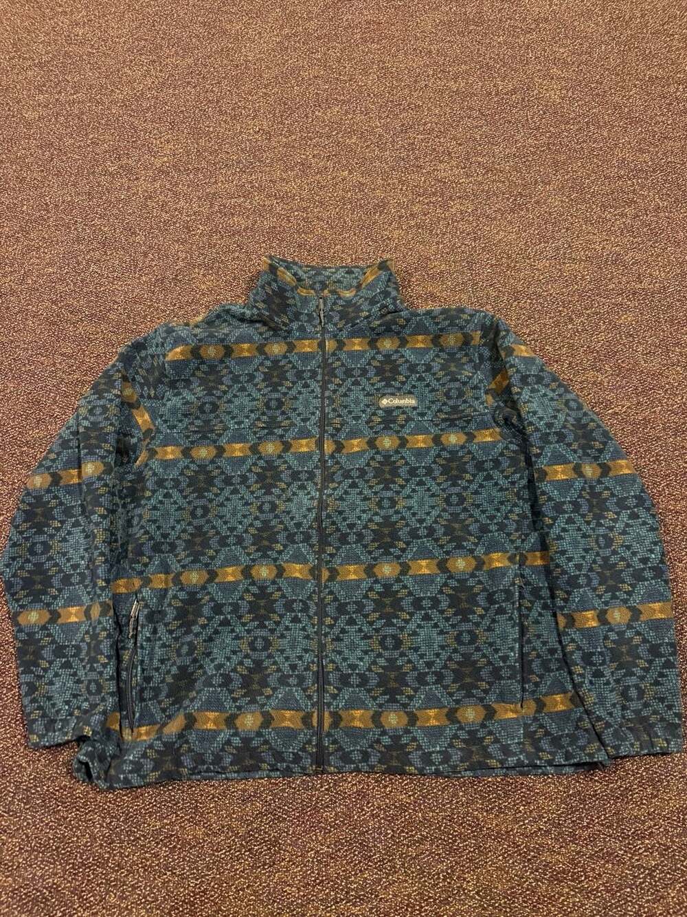 Columbia Men's Steens Mountain Printed Full Zip Fleece Jacket 3X